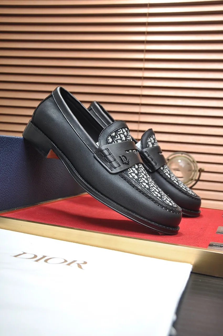 Men's shoes 💰560💶[Dior] (water-dyed cowhide lining) Dior original 1:1 high-quality factory, imported original materials, imported raw cowhide, water-dyed cowhide lining, original TPU outsole, code number: 38-44